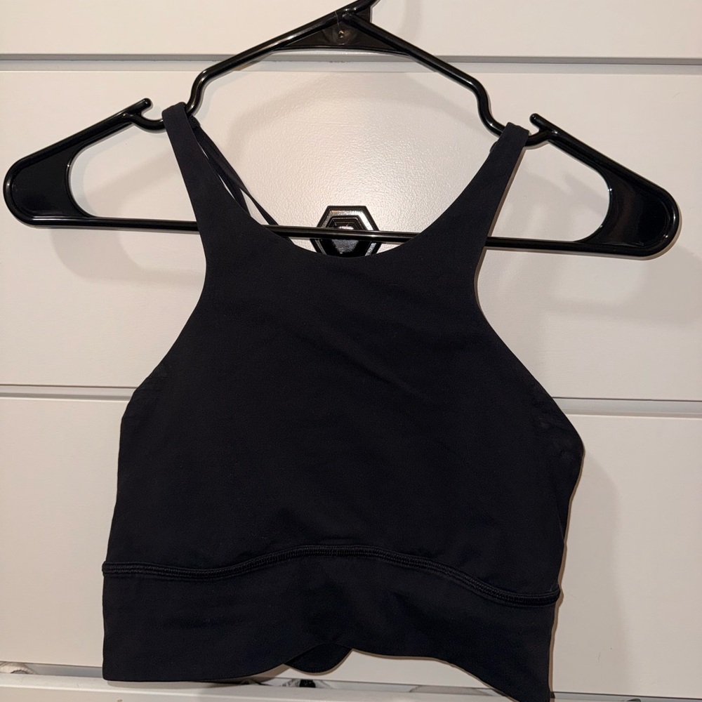lululemon athletica Black High-Neck Sports Bra
